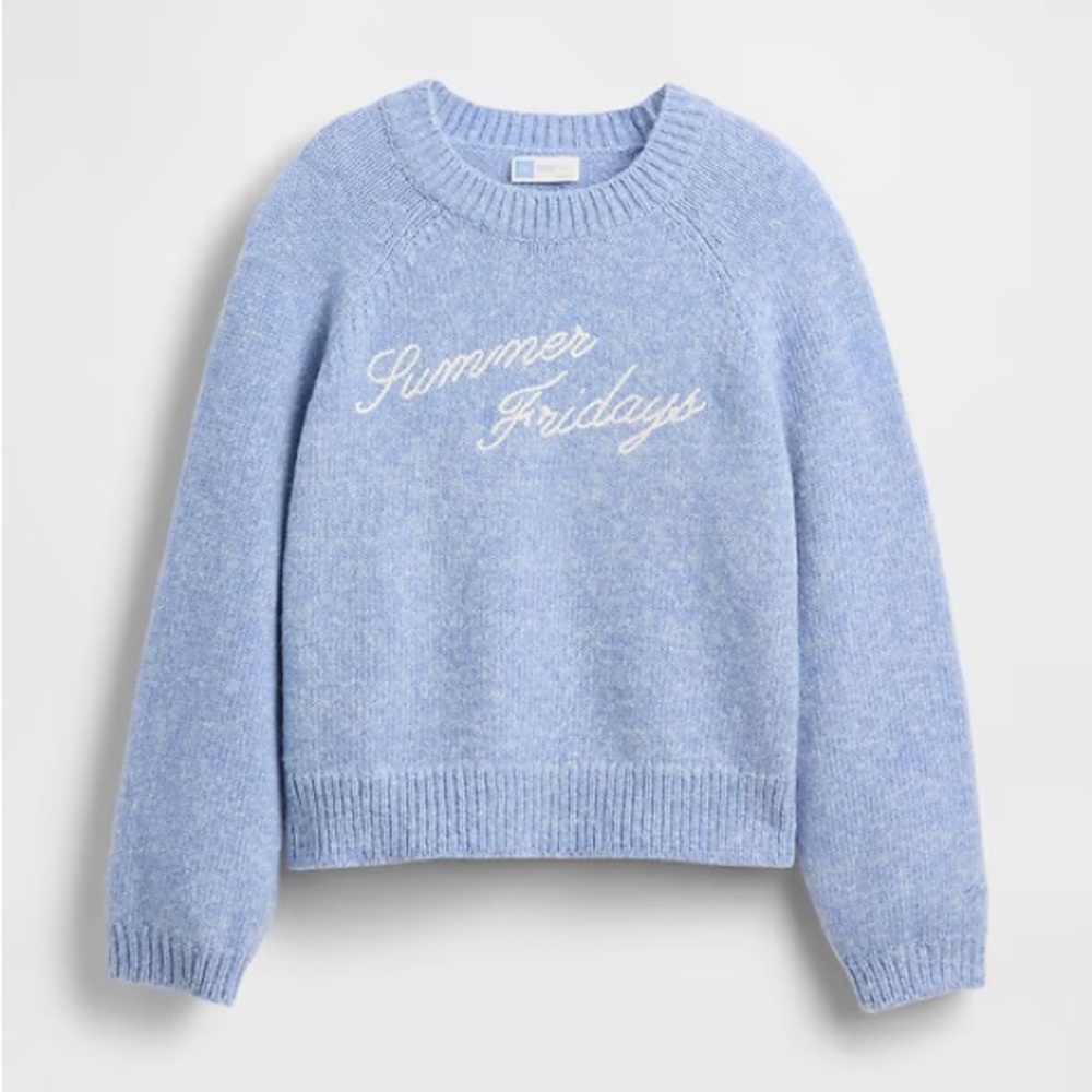 Gap × Summer Fridays Logo Sweater in moonstone